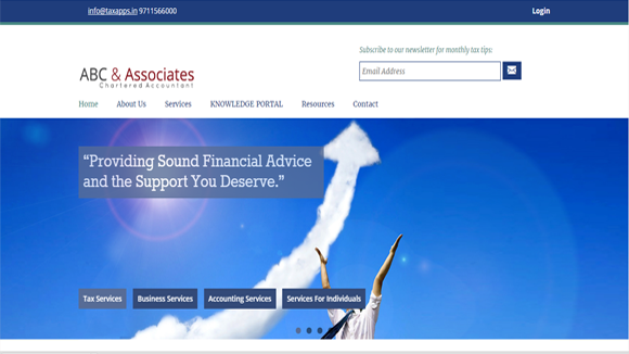 Taxapps Website Design 572